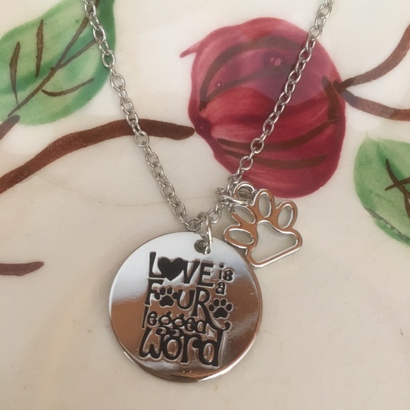 Couture Warrior Jewelry - Love is a Four Legged Word Necklace